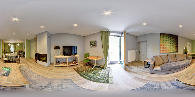 Visite virtuelle 360° de Au Moulin des Fées à Bonlieu – Gîte – Webvisite