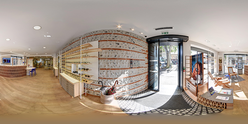 Visite virtuelle 360° de Courdy Opticien à Toulouse – Opticien – Webvisite