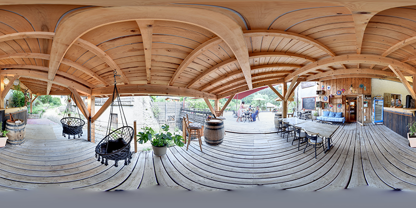Visite virtuelle 360° de La Ferme Salam à Boulc – Gîte – Webvisite