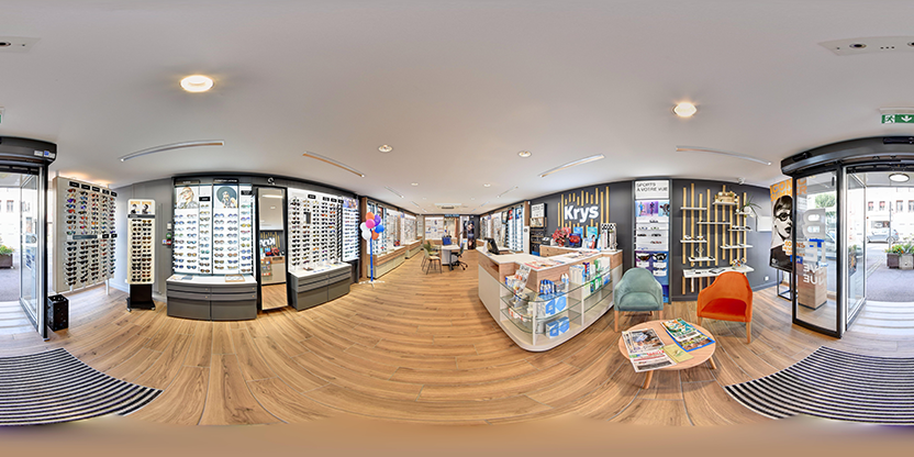 Visite virtuelle 360° de Opticien Rambervillers - Carnot - Krys à Rambervillers – Opticien – Webvisite