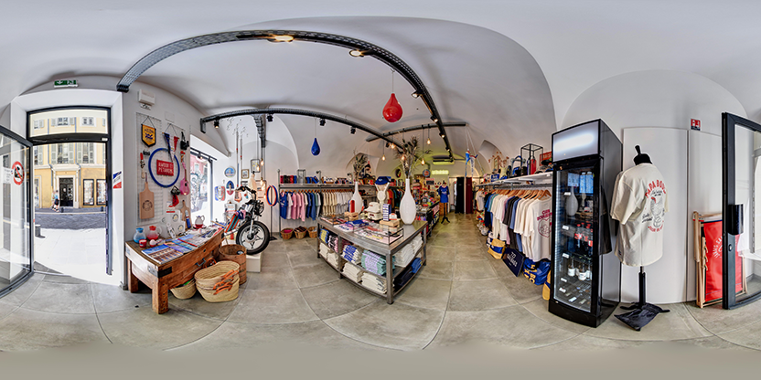 Visite virtuelle 360 de La Boulisterie Store Nice a Nice - Webvisite