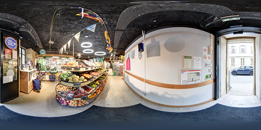Visite virtuelle 360° de Carrefour Express à Roscoff – Supérette – Webvisite