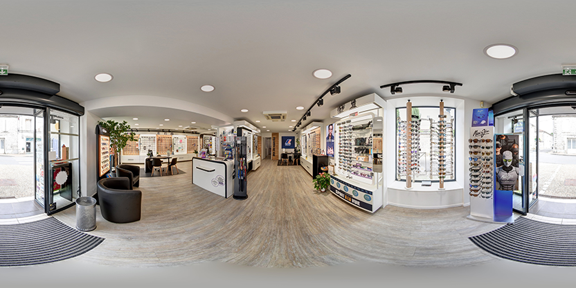 Visite virtuelle 360° de Opticien Jarnac - Optic 2000 à Jarnac – Opticien – Webvisite