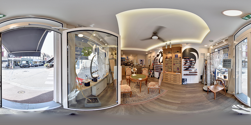Visite virtuelle 360° de Cocq Optique - La Lunette Française à Pacy-sur-Eure – Opticien – Webvisite