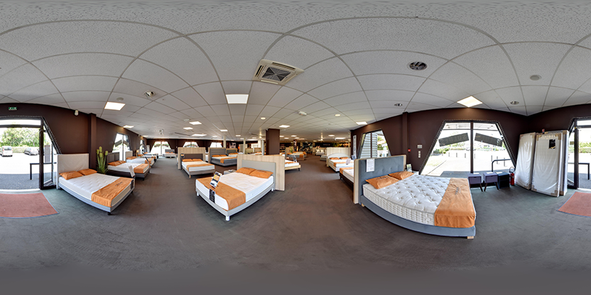 Visite virtuelle 360° de PRO-literie Saint-Maximin à Saint-Maximin – Magasin de meubles – Webvisite