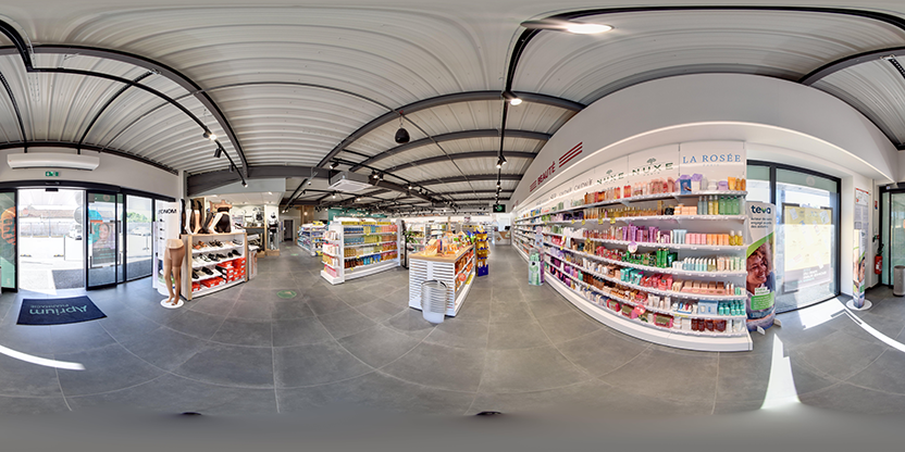 Visite virtuelle 360° de Aprium Pharmacie de Bréviandes à Bréviandes – Pharmacie – Webvisite