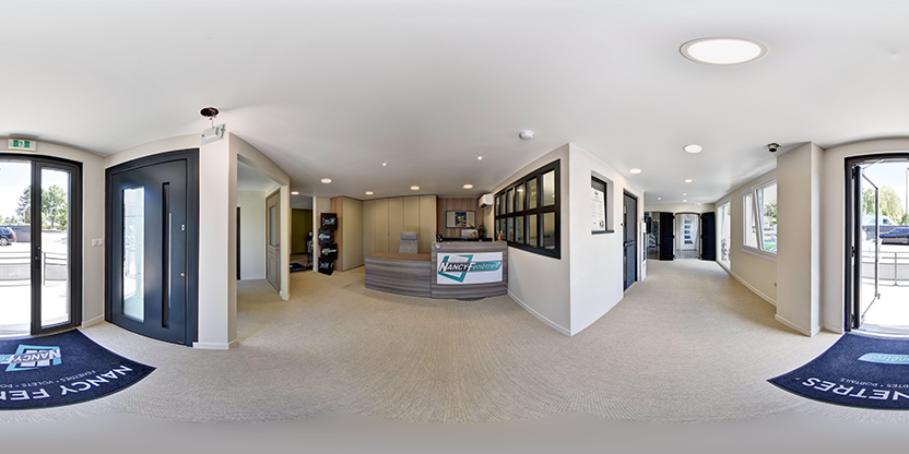 Visite virtuelle 360 de Nancy Fenêtres Concessionnaire Grosfillex à Pulnoy – Menuisier – Webvisite