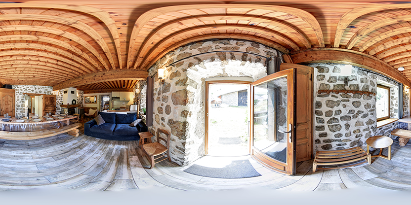 Visite virtuelle 360° de Gite Le Cairn à Gresse-en-Vercors – Gîte – Webvisite