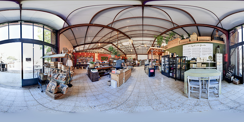 Visite virtuelle 360° de Les Compagnons Du Terroir à Castillon-du-Gard – Caviste – Webvisite