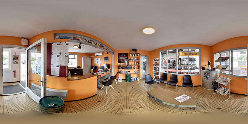 Visite virtuelle 360° de Garage Jaroussat à Saint-Gilles – Garage – Webvisite