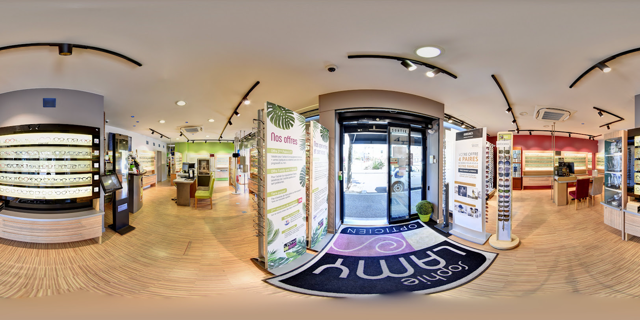 Visite virtuelle 360 de Lamy Opticien à Craponne – Opticien – Webvisite