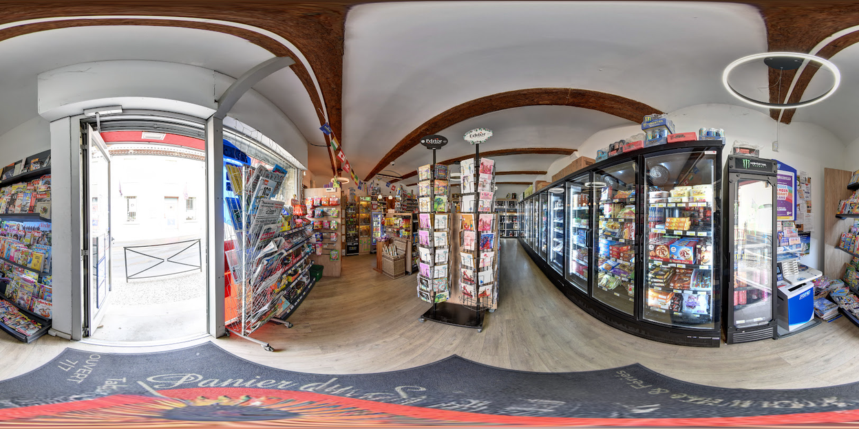 Visite virtuelle 360 de Panier Du Sud à Restinclières – Magasin de tabac – Webvisite